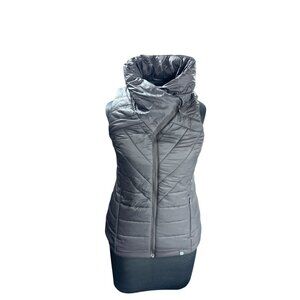 Mondetta Outdoor Project Womens XS Puffer Vest With Asymmetrical Zipper & High C